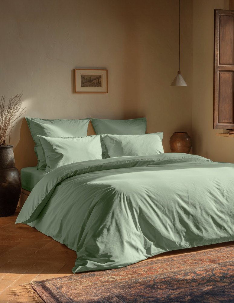 Housse de couette en coton lavé...