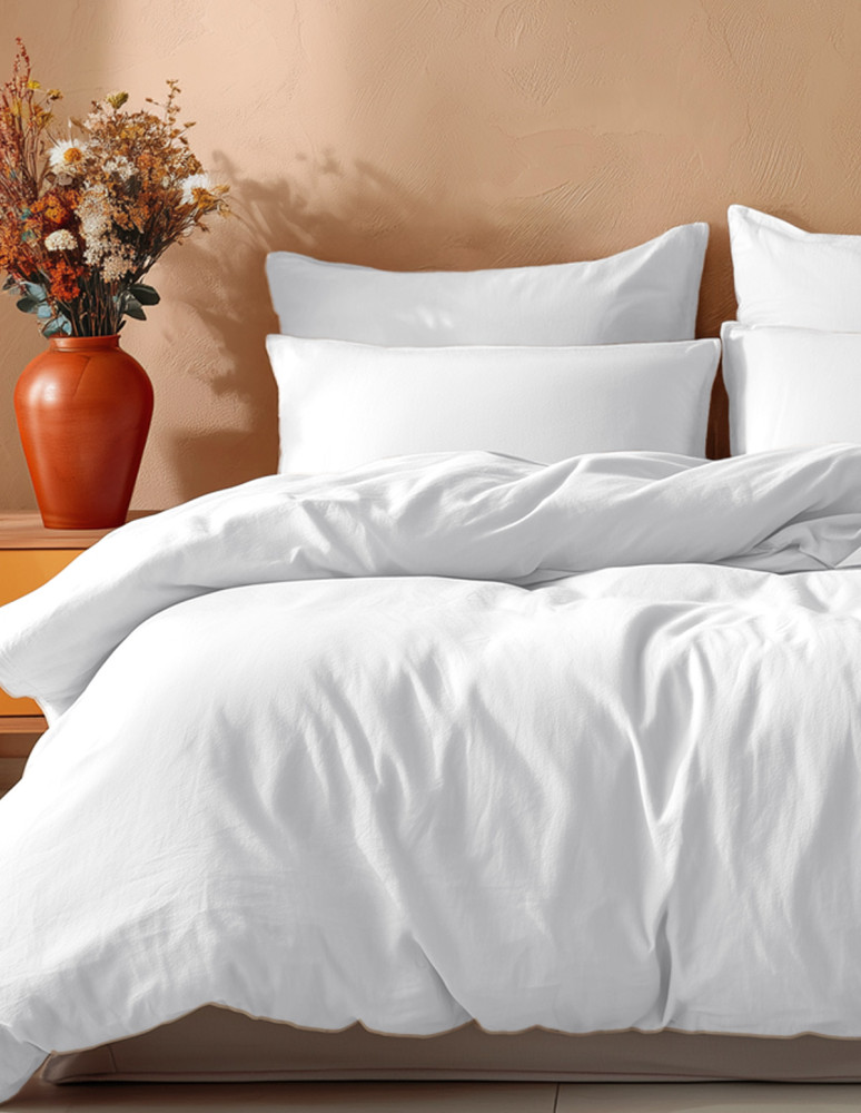 Lot de 2 taies d'oreiller en coton...