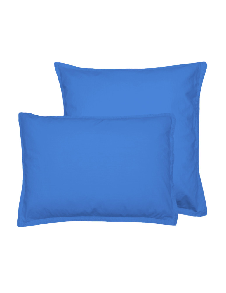 Lot de 2 taies d'oreiller en coton...