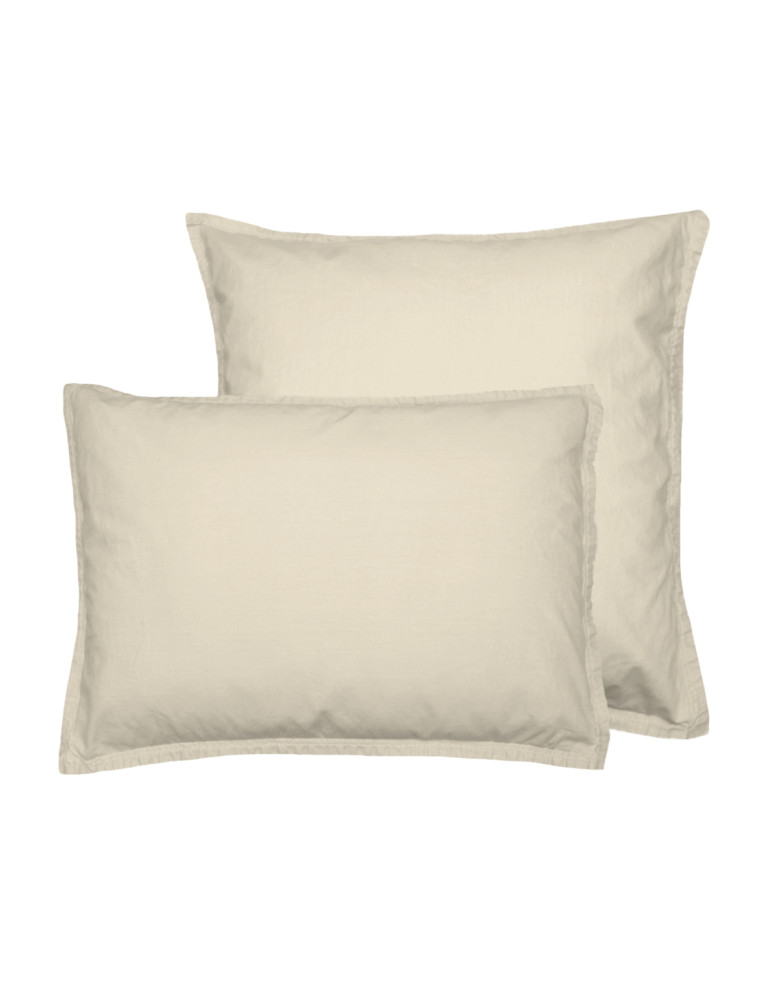 Lot de 2 taies d'oreiller en coton...