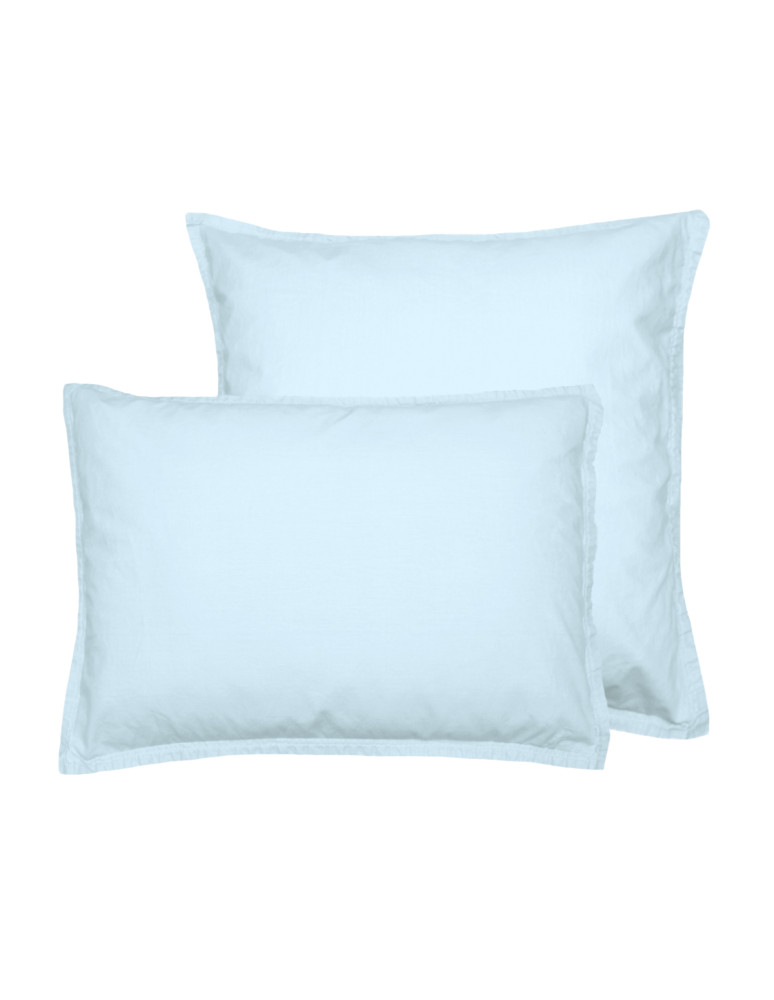 Lot de 2 taies d'oreiller en coton...