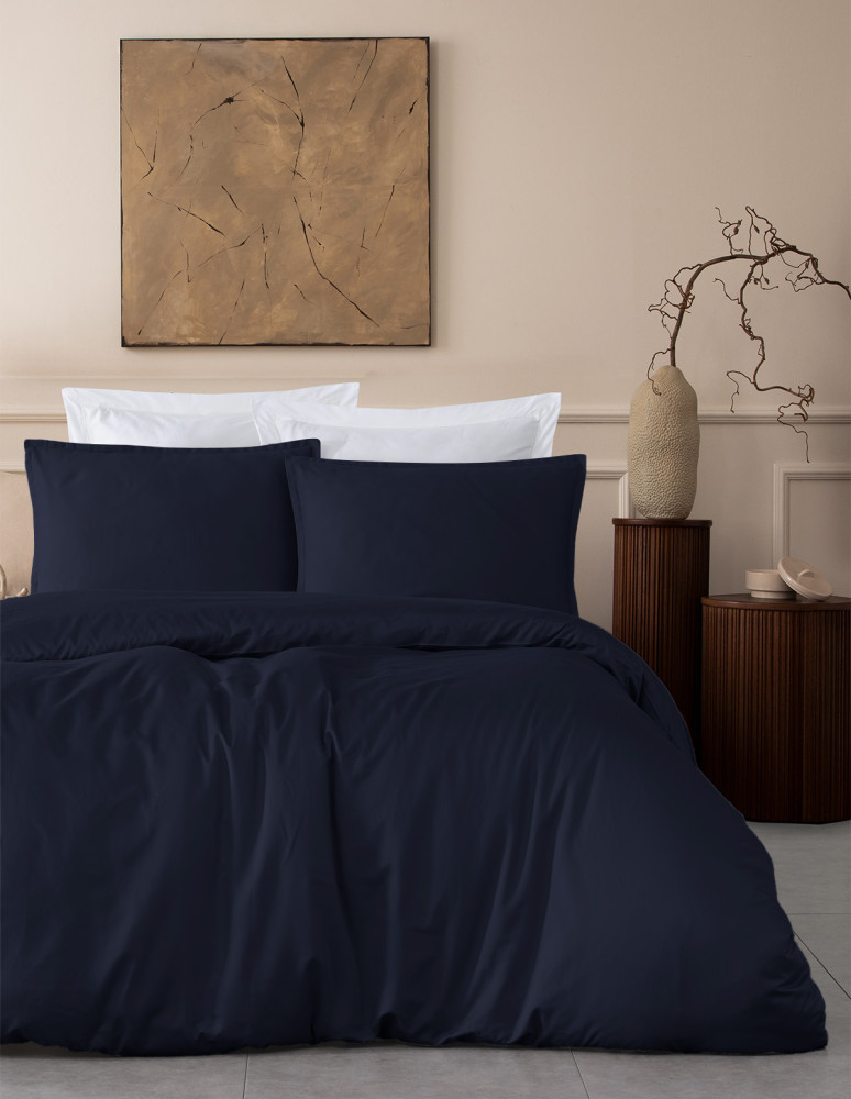 Lot 2 taies d'oreiller unie satin de...