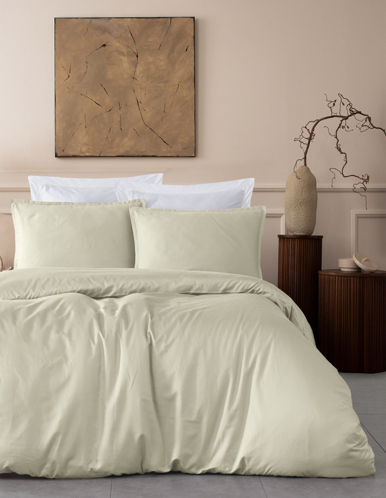 Housse de couette satin coton- tencel...