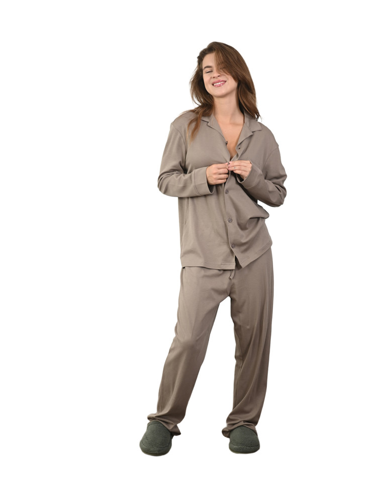 Pyjama unisexe chemise + pantalon YALE