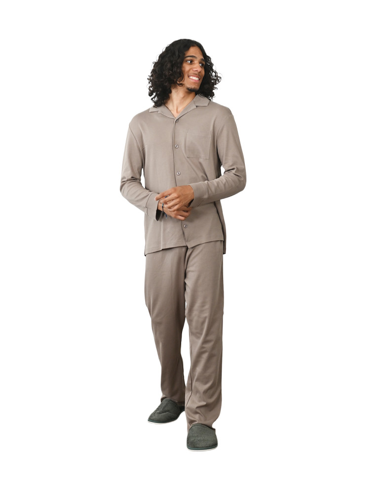 Pyjama unisexe chemise + pantalon YALE