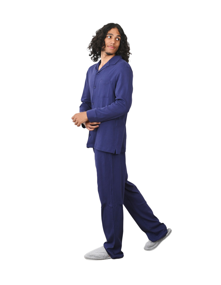 Pyjama unisexe chemise + pantalon YALE