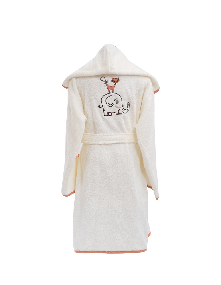 Peignoir enfant brodé ZOO ZOO