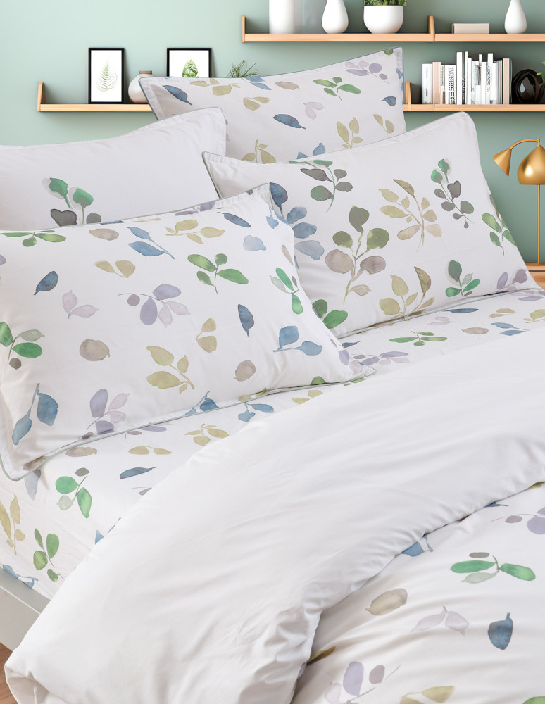 Lot de 2 taies d'oreillers percale...