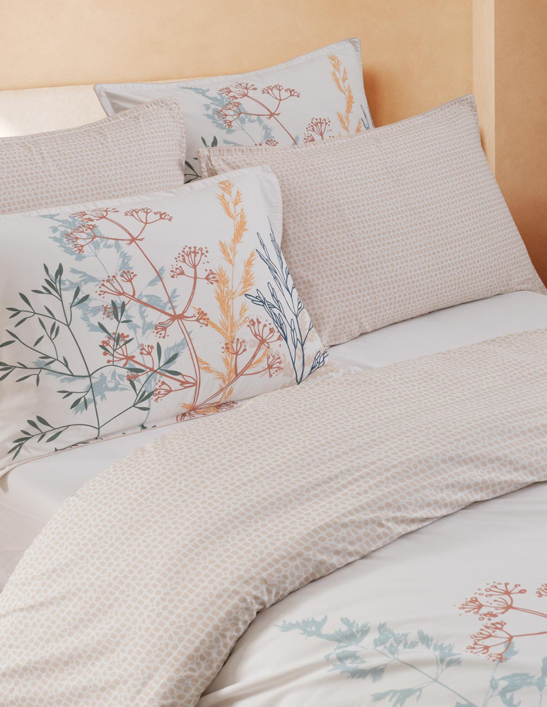 Drap housse percale imprimé  MARGUERITE