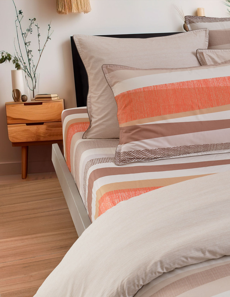 Lot de 2 taies d'oreillers percale...