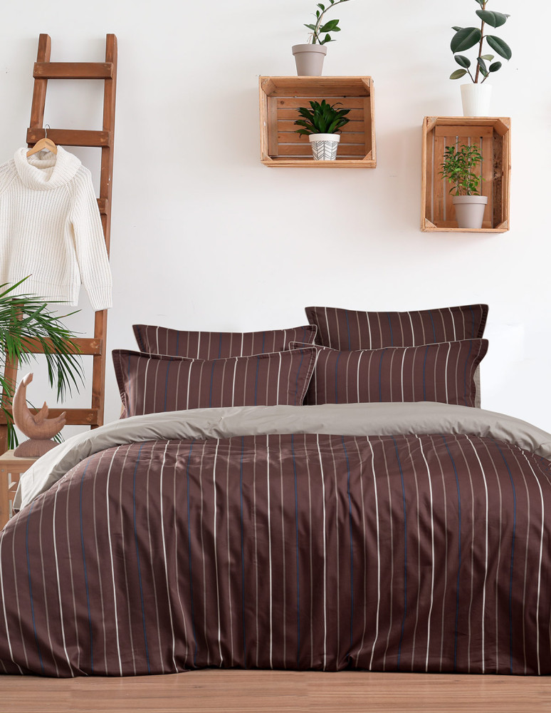 Drap housse satin de coton imprimé...