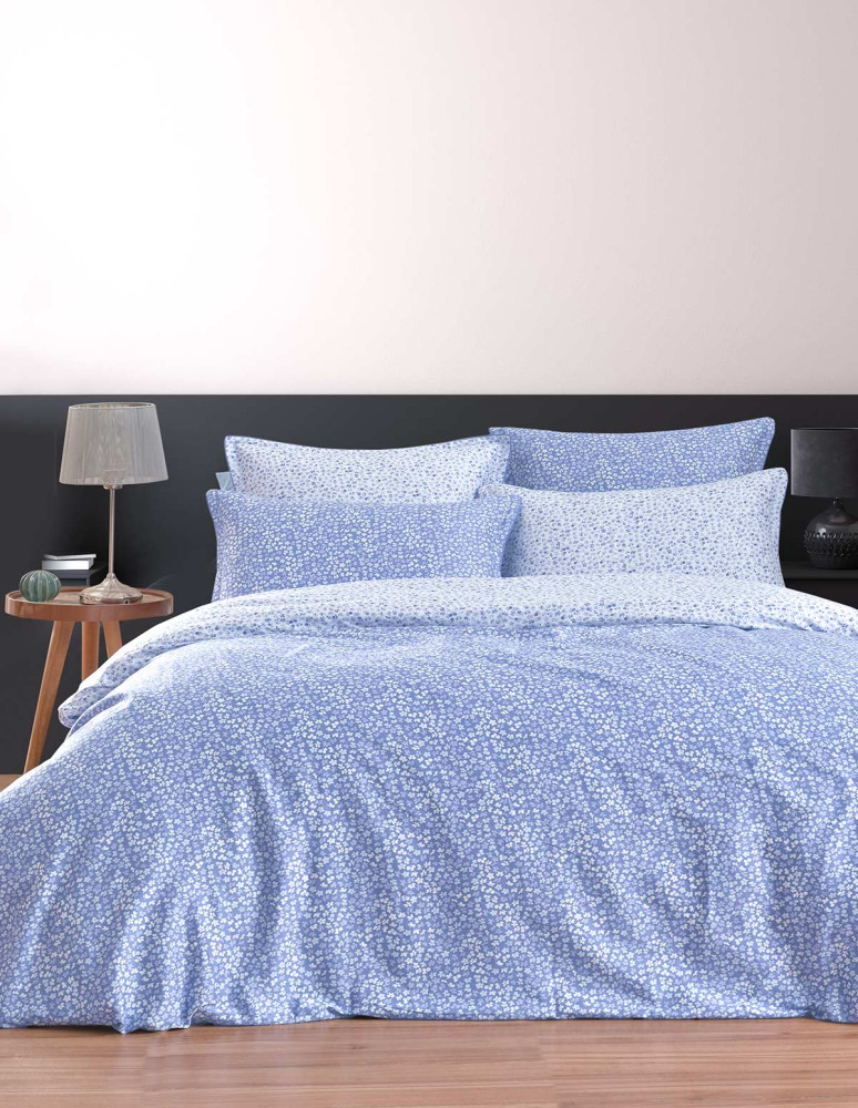 Drap housse satin de coton imprimé...