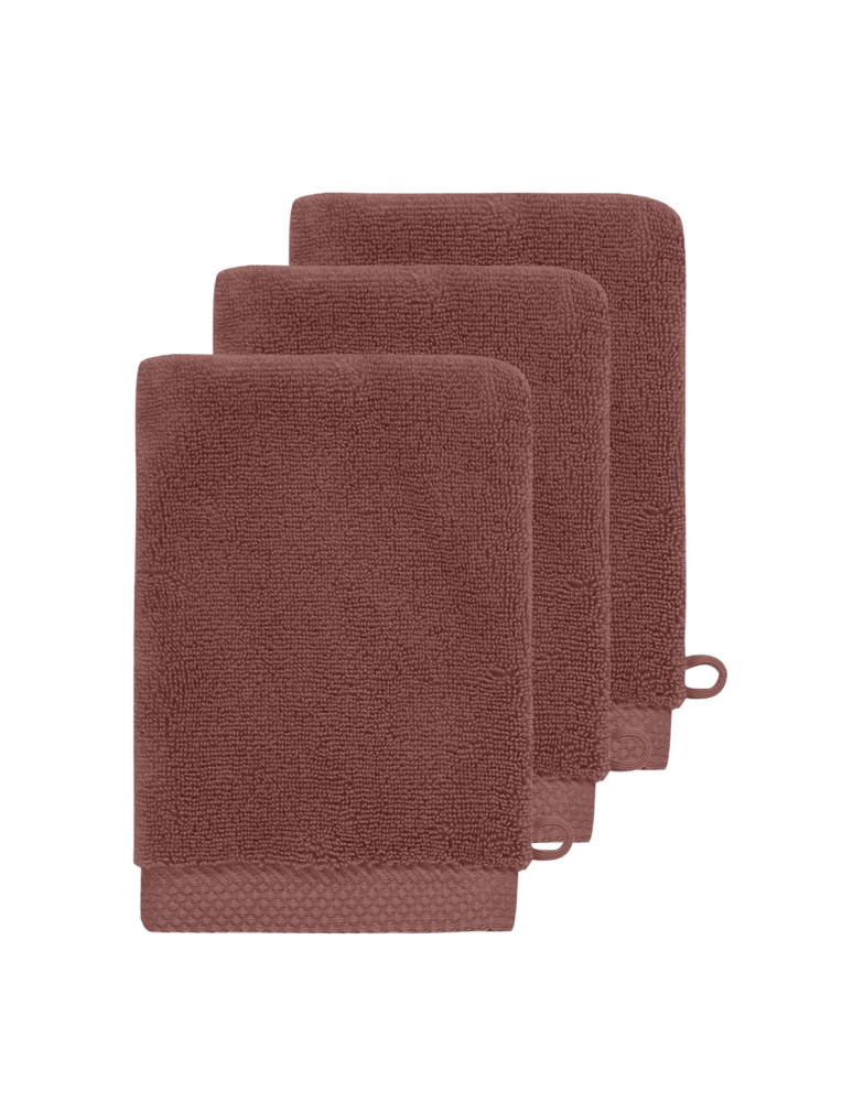 3 gants de toilette Zéro Twist...