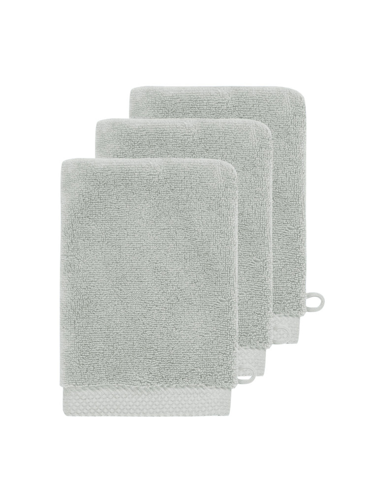 3 gants de toilette Zéro Twist...
