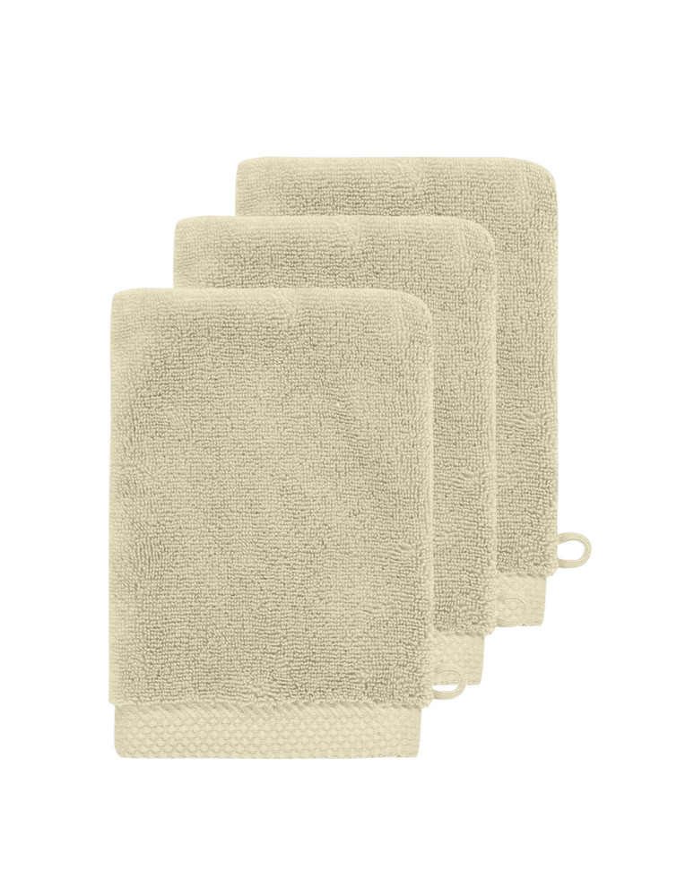 3 gants de toilette Zéro Twist...