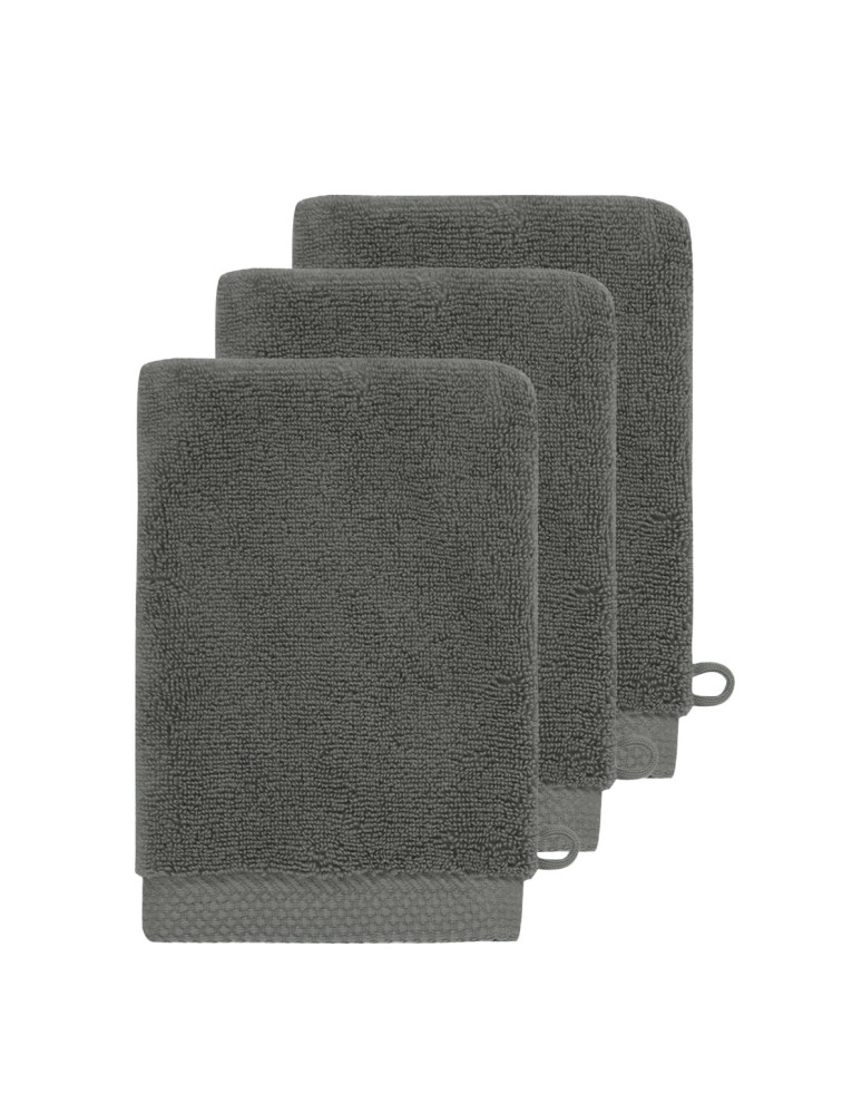 3 gants de toilette Zéro Twist...
