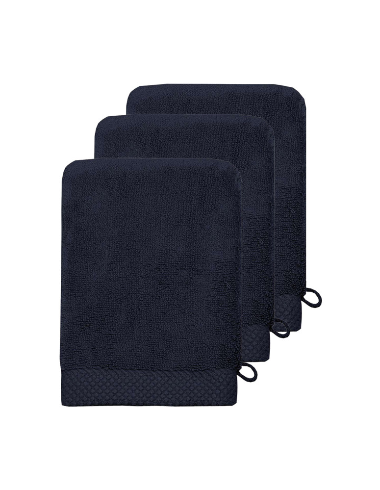 3 gants de toilette Zéro Twist...
