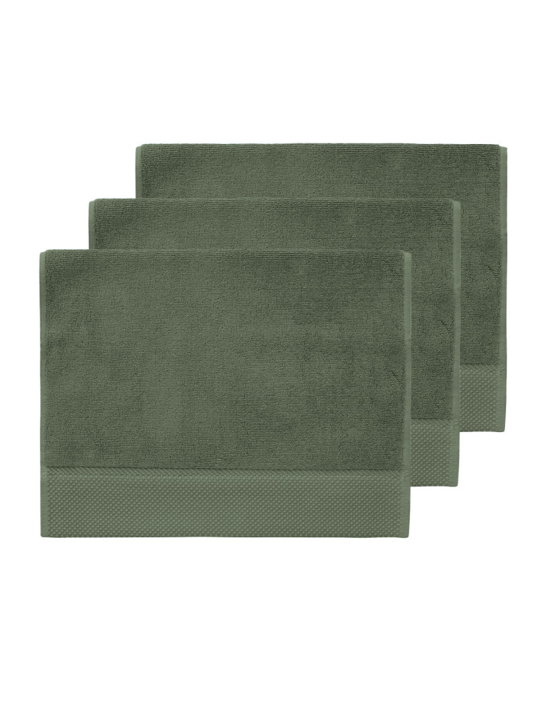 3 grandes serviettes d'invité Zéro...