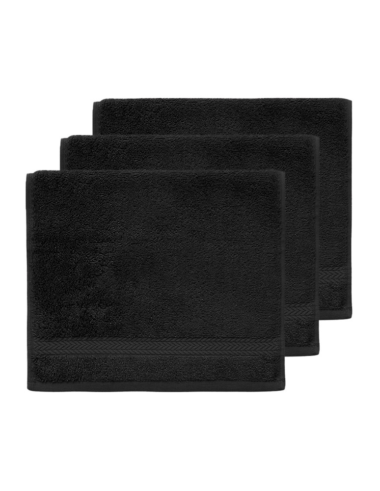 Lot de 3 serviettes invité 550gr/m²...