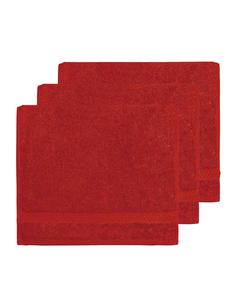 Lot de 3 serviettes invité 550gr/m²...