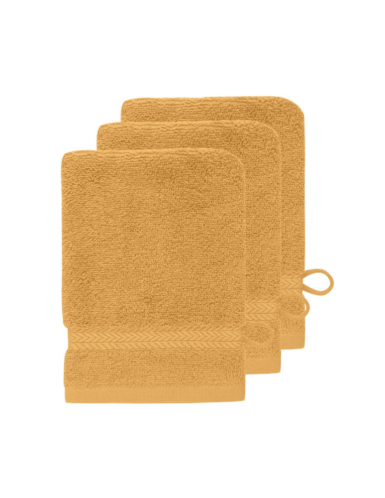 Lot de 3 gants de toilette 550gr/m²...