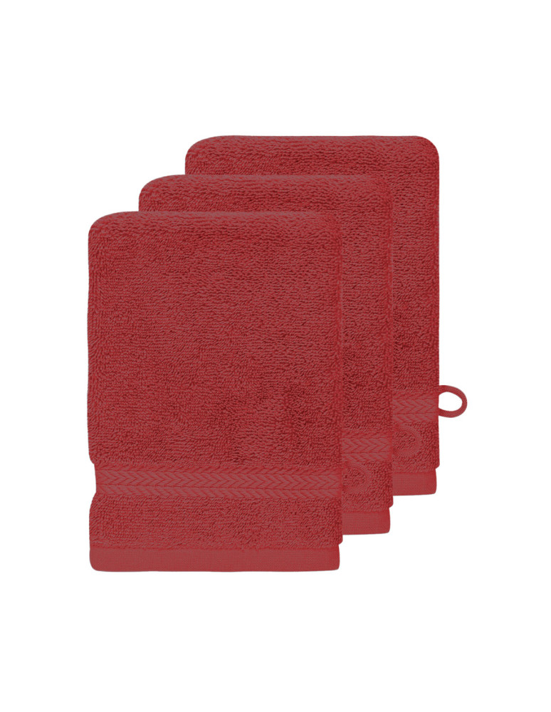Lot de 3 gants de toilette 550gr/m²...
