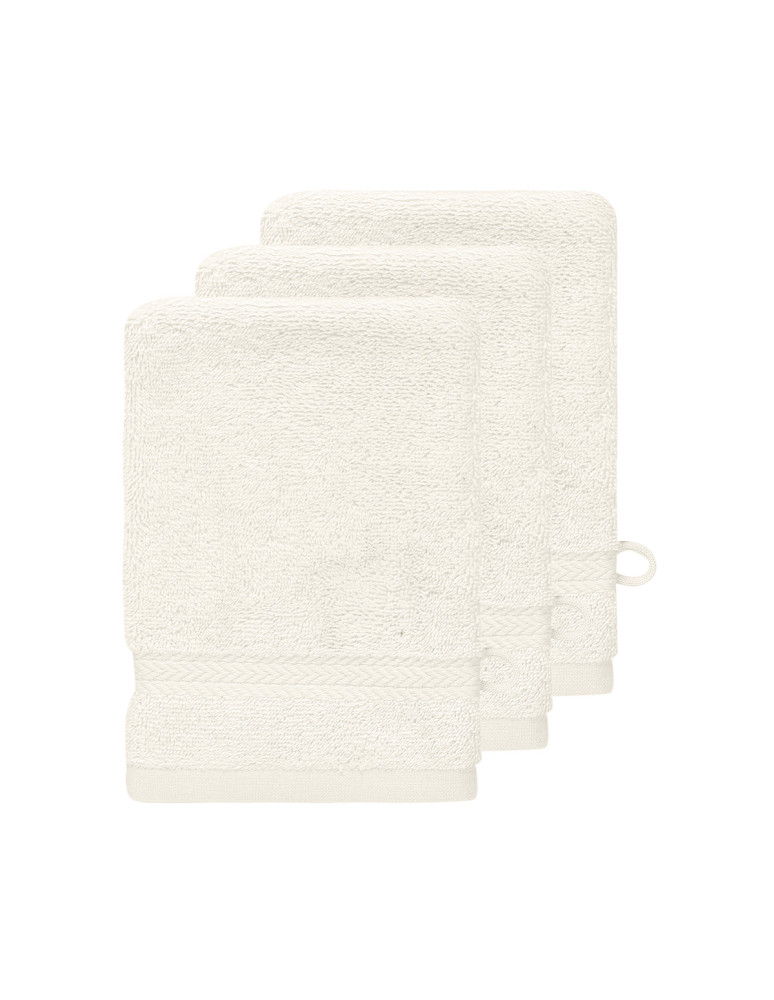 Lot de 3 gants de toilette 550gr/m²...