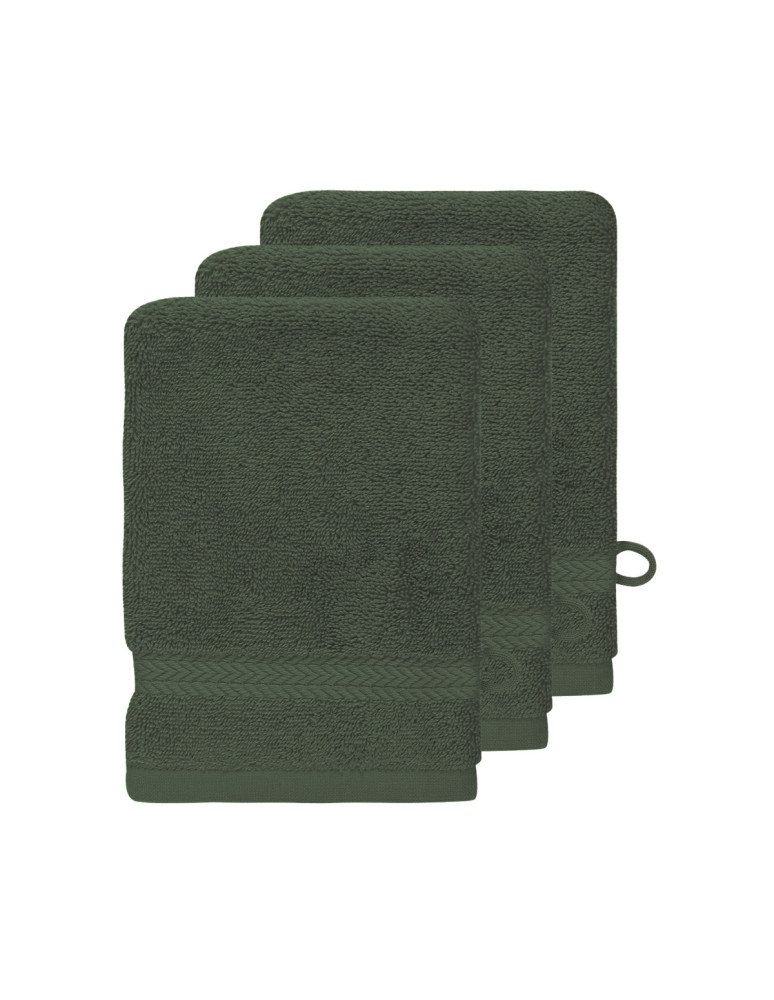 Lot de 3 gants de toilette 550gr/m²...
