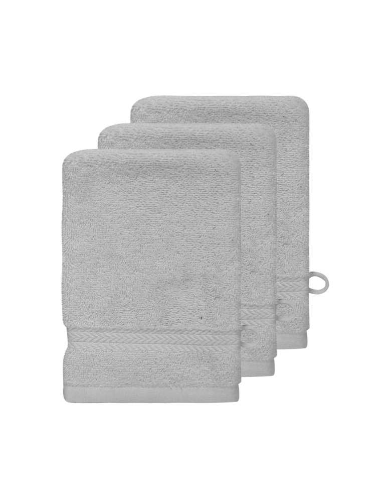 Lot de 3 gants de toilette 550gr/m²...