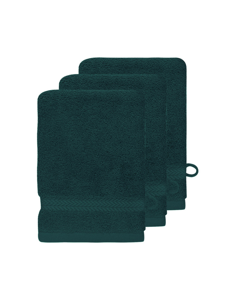 Lot de 3 gants de toilette 550gr/m²...