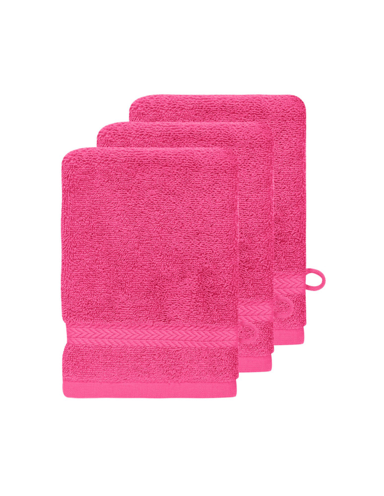 Lot de 3 gants de toilette 550gr/m²...