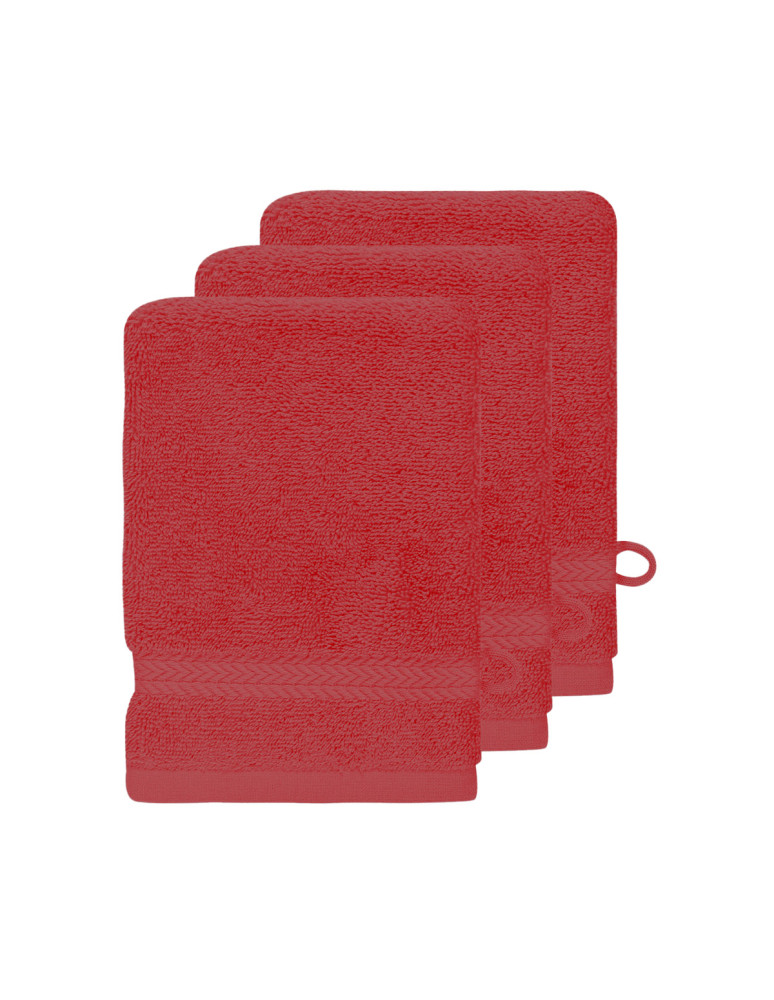 Lot de 3 gants de toilette 550gr/m²...