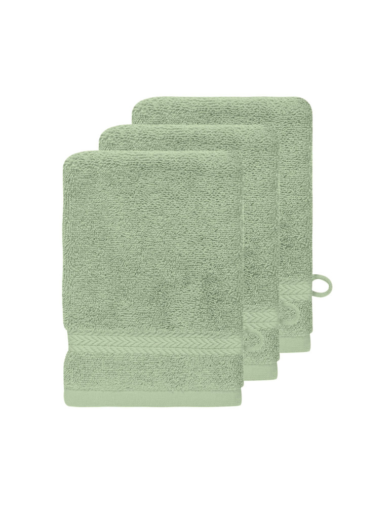 Lot de 3 gants de toilette 550gr/m²...