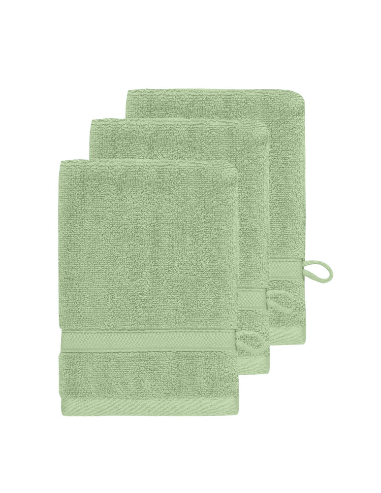 Lot de 3 gants de toilette 600gr/m²...