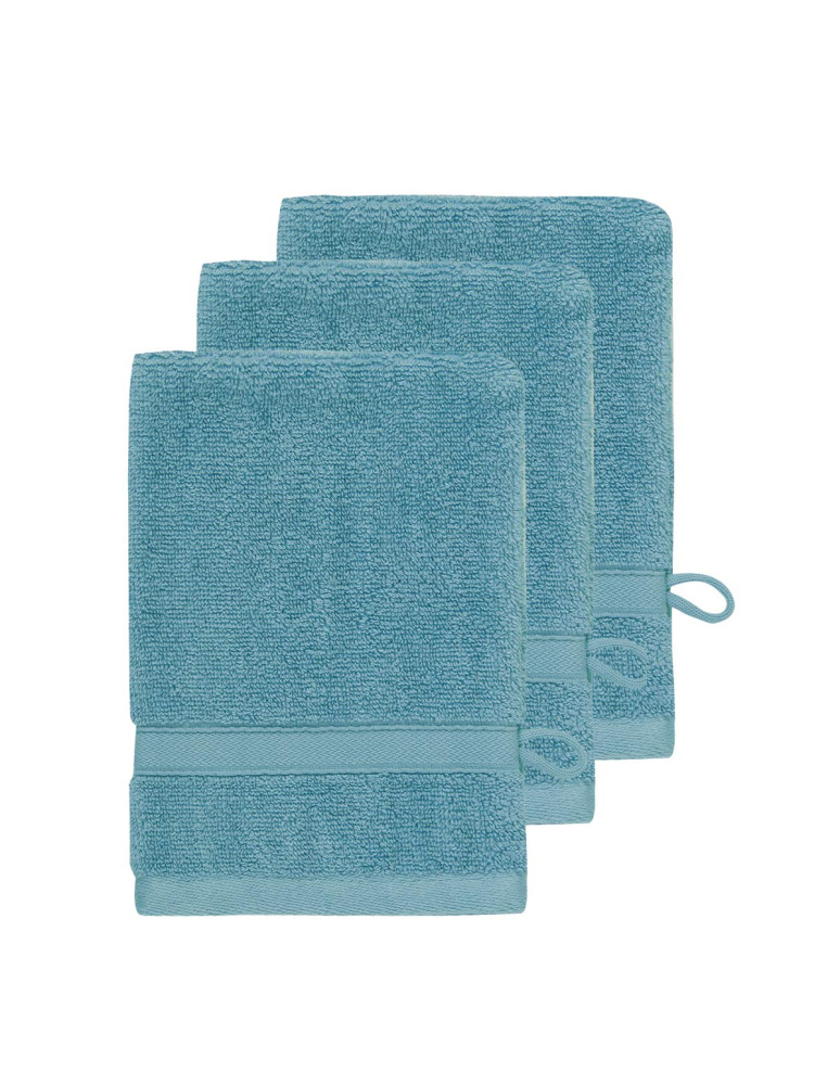 Lot de 3 gants de toilette 600gr/m²...