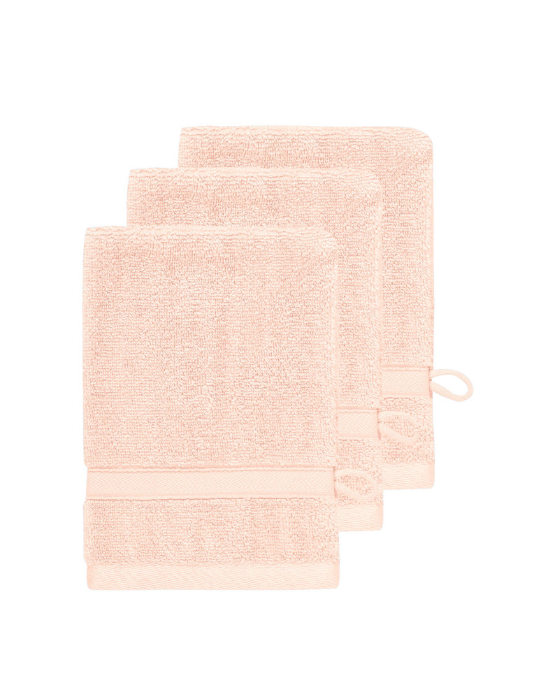 Lot de 3 gants de toilette 600gr/m²...