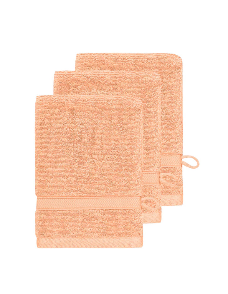 Lot de 3 gants de toilette 600gr/m²...