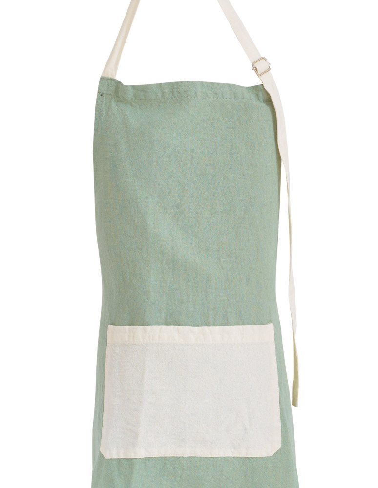 Tablier coton/lin SOFT DYED 2