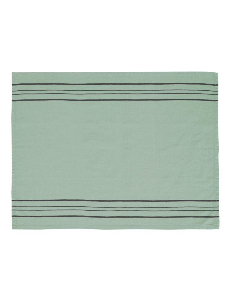 Lot de 3 torchons coton/lin larges...