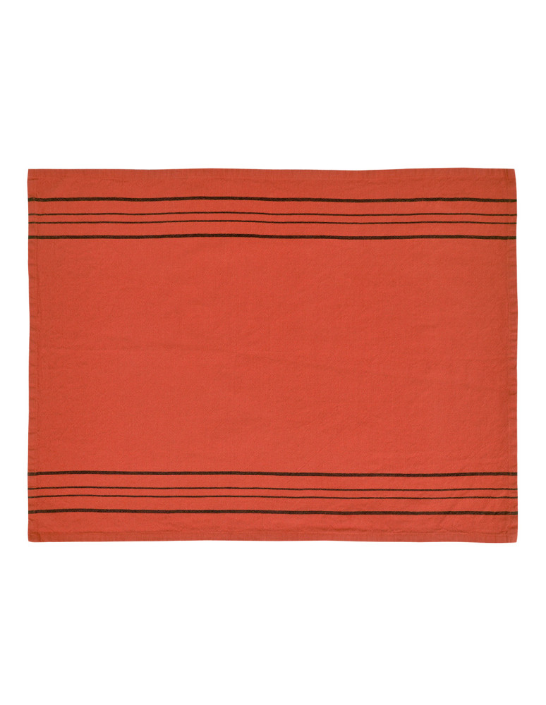 Lot de 3 torchons coton/lin larges...