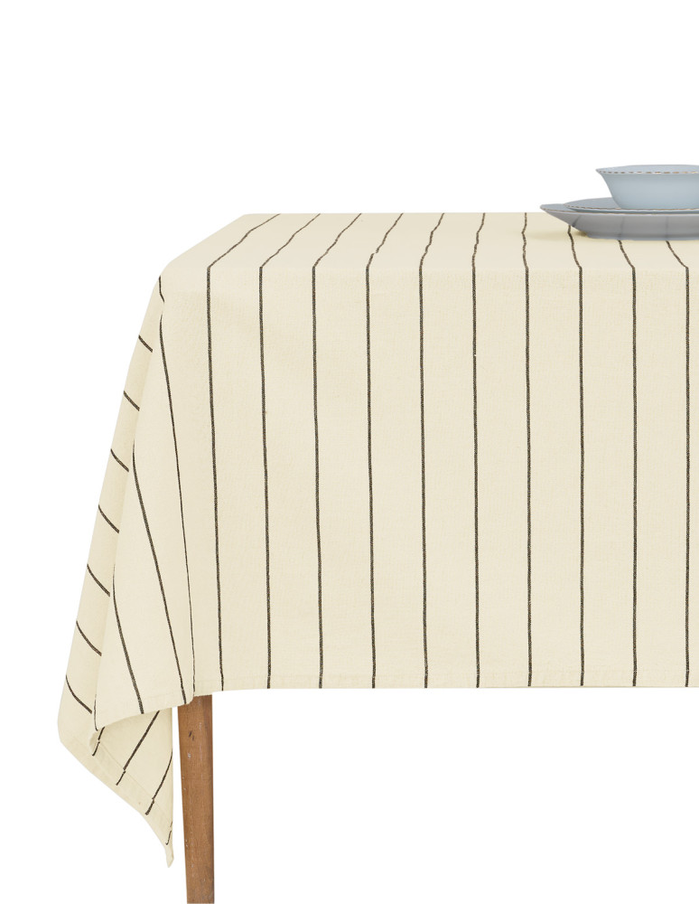 Nappe coton/lin SOFT STRIPES