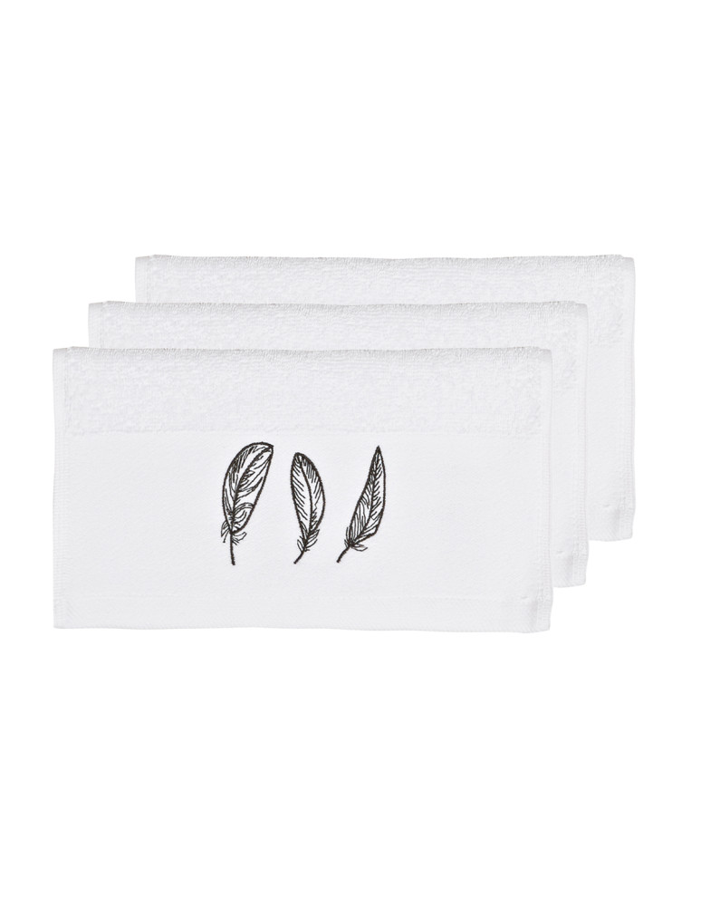 Lot de 3 Serviettes invité... 2