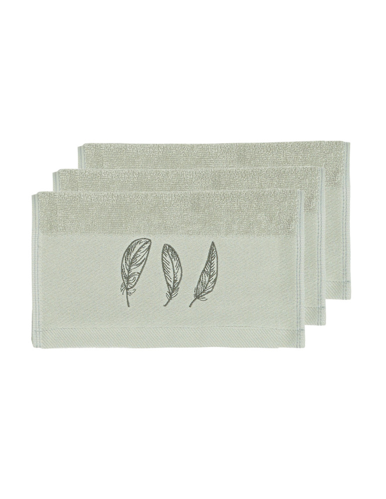 Lot de 3 Serviettes invité...