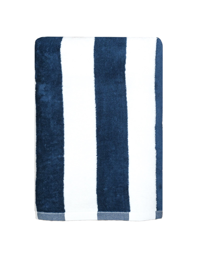 Drap de plage velour jacquard rayé...