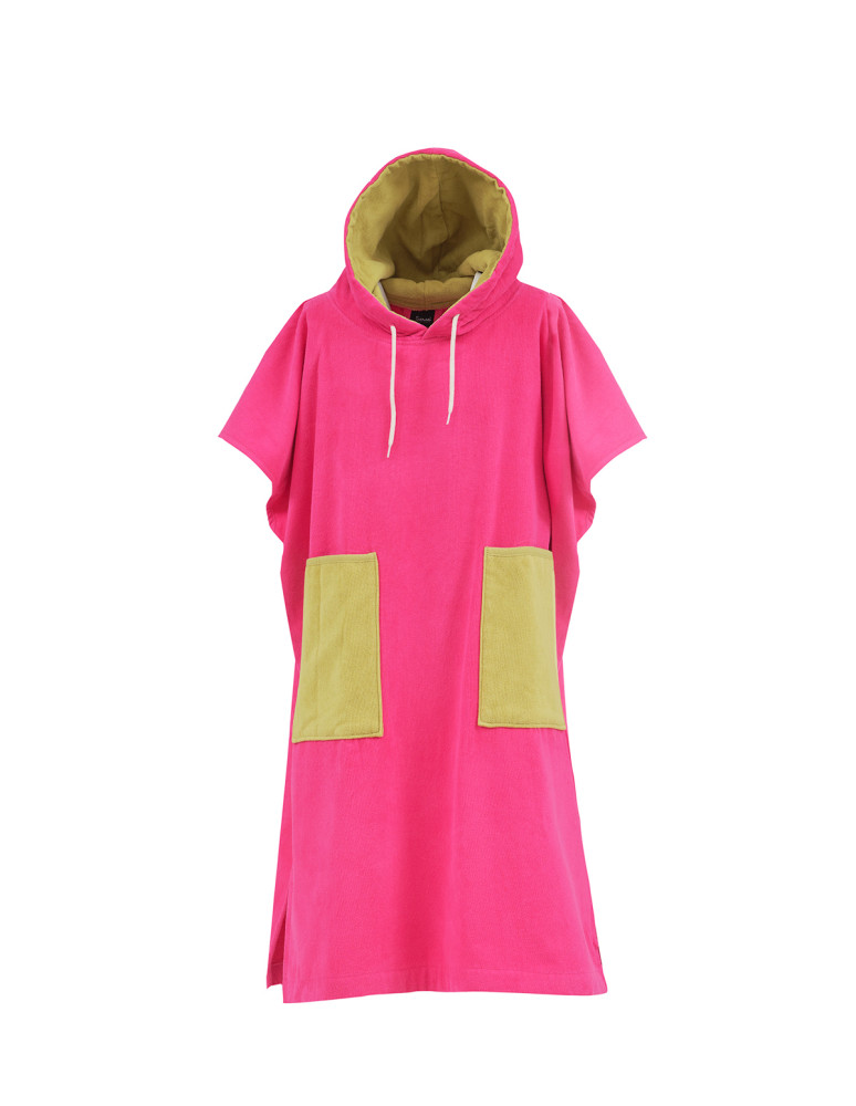 Poncho de plage adulte en velours BEACH