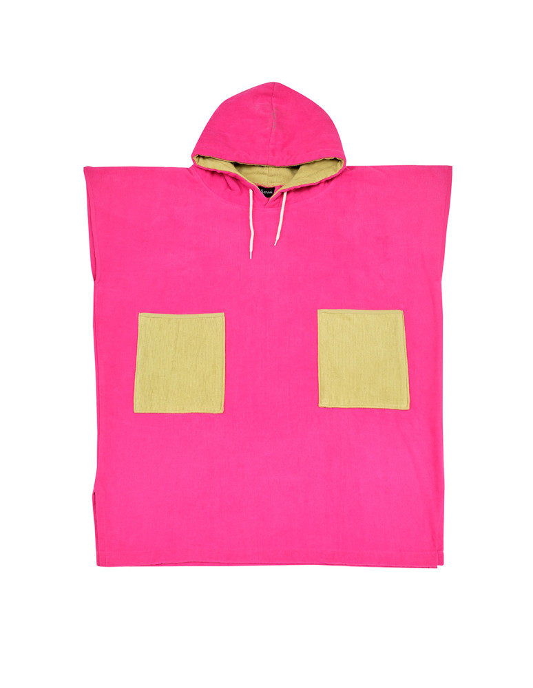 Poncho de plage adulte en velours BEACH