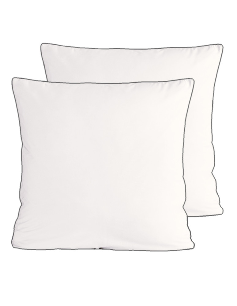 Lot 2 Taies Percale Unie...