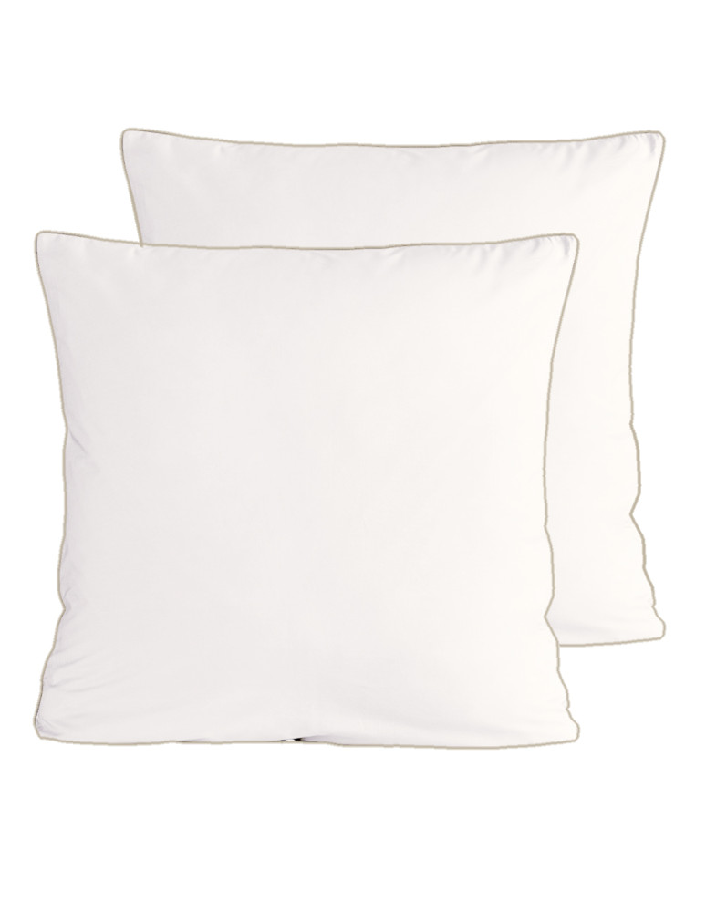 Lot 2 Taies Percale Unie Percale EASY...