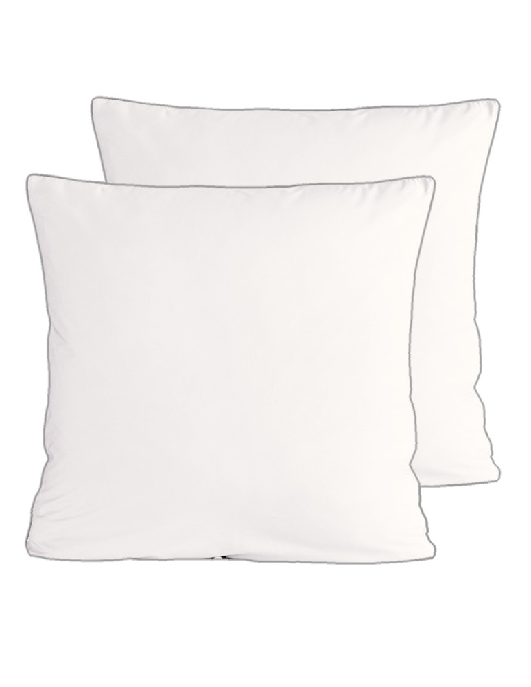 Lot 2 Taies Percale Unie Percale EASY...