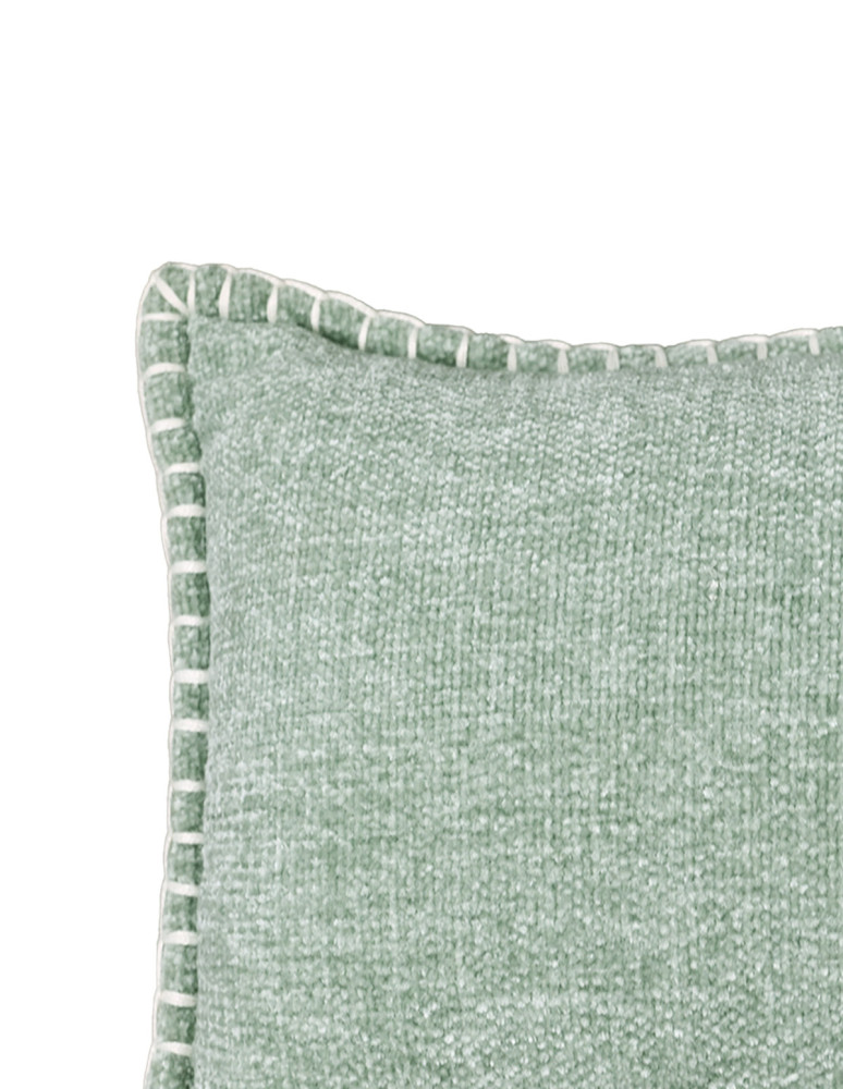 Coussin velours chenille point...